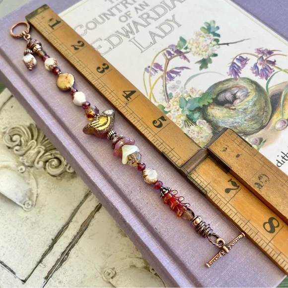 ARTISAN Bracelet “Heather and Wild Roses” - Picture 11 of 11